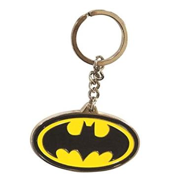 Imagem de CHAVEIRO METAL DCO BATMAN LOGO PRETO/AMARELO