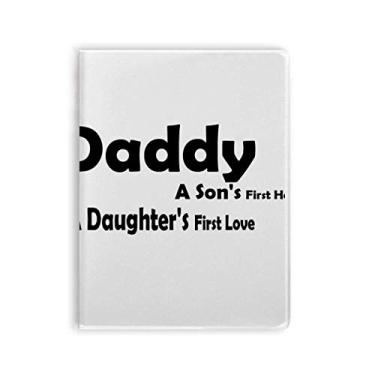 Imagem de Caderno com citações Love Hero Daddy Festival, capa de chiclete, diário de capa macia
