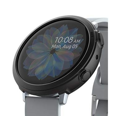Imagem de Ringke Capa protetora Air Sports compatível com Samsung Galaxy Watch Active 2 de 44 mm, capa protetora fina e flexível de TPU (poliuretano termoplástico) levantada para Galaxy Watch Active2 - preta