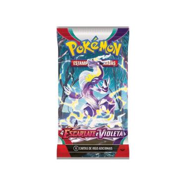 Imagem de Pacote Cartas Pokémon Booster 6 Cartas - Escarlate e Violeta