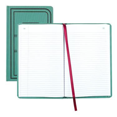 Imagem de National Record Book série Tuff, tela verde, capa dura, 29,8 cm x 18,4 cm, 150 páginas (A66150R)