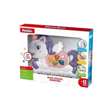 Imagem de Unicórnio Tecladinho Musical Divertido Frog Toys