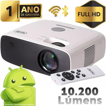 Imagem de Projetor Datashow Android Full HD 10200 Lumens Wi-Fi Bluetooth HDMI Knup PJ006