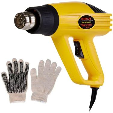 Imagem de Soprador Térmico Ar Quente 1500W FERRARI com Luva 4 Fios