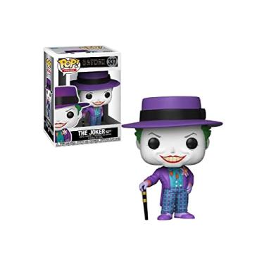 Imagem de Boneco Pop do Coringa #337 Pop Heroes: Boneco de vinil do Batman 1989 (com protetor EcoTek para proteger a caixa de exibição)