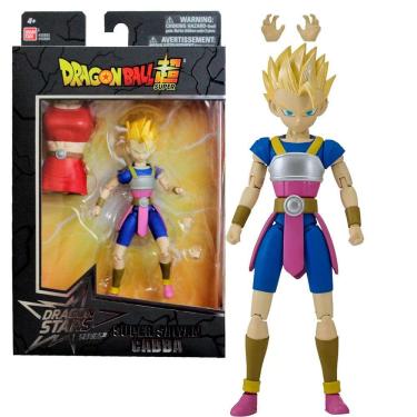 Imagem de Boneco Bandai Dragon Ball Super Dragon  Super Saiyan Cabba