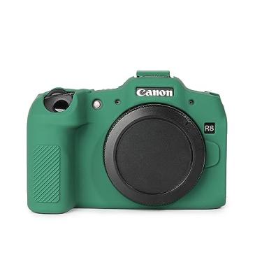 Imagem de Rieibi Capa EOS R8, capa protetora de silicone macio para câmera Canon EOS R8 EOSR8, capa leve para câmera EOS R8 - verde