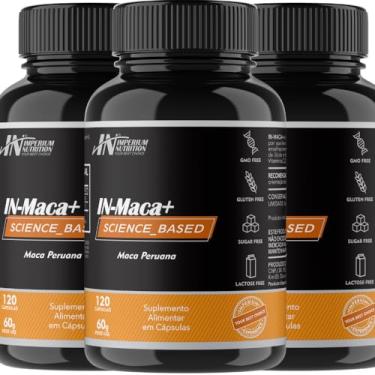 Imagem de 3x Maca Peruana 2000mg (IN-Maca+ 360 Cápsulas) - Para Homens e Mulheres - Imperium Nutrition