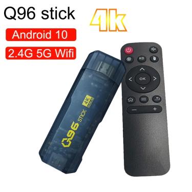 Imagem de Q96 TV Stick 2.4G 5G Media Player 2GB 16GB H313 4k HDR10 H. 265 Samrt TV BOX Android 10 Set Top Box