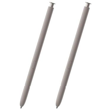 Imagem de Dakexiong Caneta Stylus de substituição para Samsung Galaxy S24 Ultra 5G (cinza claro) - Pacote com 2 canetas