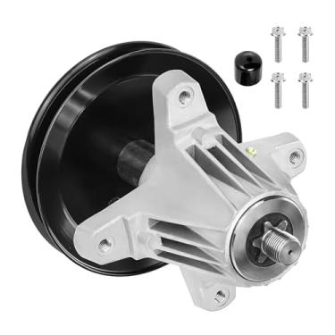 Imagem de Eixo do deck de substituição 918-06991 618-06991 para MTD Craftsman Troy Bilt Cortador de grama de 106,7 cm T1000 T1200 T1400 T1800 CLT42G CLT42H TB42 Super Bronco TB22 246 1 Pacote