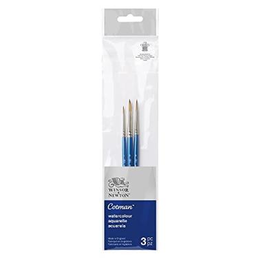 Imagem de Winsor & Newton PINCEL W&N COTMAN C/3 SET 1 5390606, Cor: Sortidos