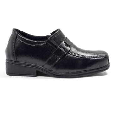 Imagem de Sapato Sapatinho Social Menino Masculino Infantil Preto (33)