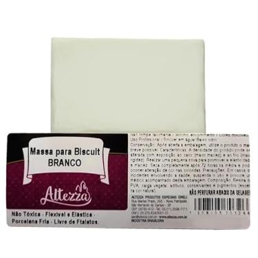 Imagem de Massa Biscuit Colorida/Natural/Branco Fashion Colors 1kg - Escolha a Cor (Branco)