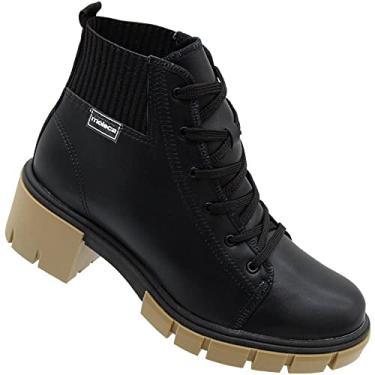 Imagem de Bota Feminina Coturno Moleca Salto Médio 5338-103