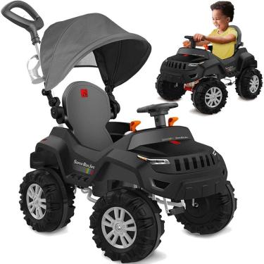Imagem de Carrinho de Passeio e Pedal Bandeirante Super Banjipe Preto