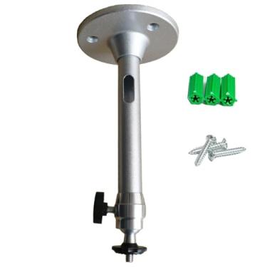 Imagem de Suporte universal de parede de teto para câmera de mini projetor DVR, suporte de montagem de cabeça giratório de 360°
