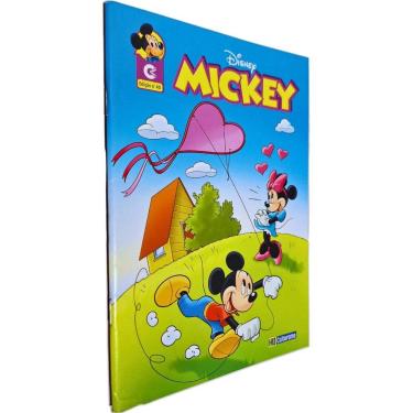Imagem de Quadrinhos HQ Gibi Graphic Novel Formatinho 13,50x19 cm Lombada com Grampos Mickey nº 40 Culturama