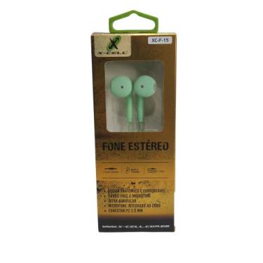 Imagem de Fone De Ouvido In-ear Plug P2 Com Microfone Para Celular - X-CELL, VER