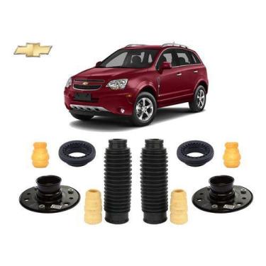 Imagem de Kit Batente Amortecedor Coxim Dianteiro Traseiro Captiva - QualyKits