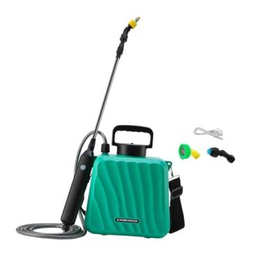 Imagem de Pulverizador elétrico Pulverizador de jardim Multiuso Telescópico Haste Pulverizador de água Dispensador agrícola para quintal doméstico ao ar livre, Azul