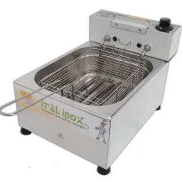 Imagem de Fritadeira elétrica mesa 1 cuba 5 litros feoi-5 inox 220v - ital inox,