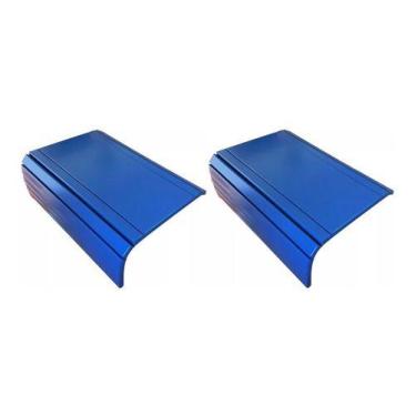 Imagem de Kit 02un Esteiras Suporte Flexivel P/ Braço Sofá Azul Bic - M A Sorpre