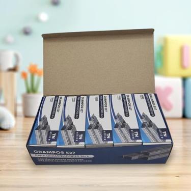 Imagem de Kit Atacado 10 Caixas Grampo Grampeador Galvanizado 26/6 - TN Oficce