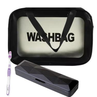 Imagem de Nécessaire Washbag Grande Impermeável Com Acessório Higiene - Mormino