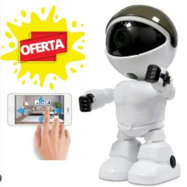 Imagem de Câmera Ip Robô Auto Tracking Visão Noturna Full Hd 1080p C/ Auto Rastr