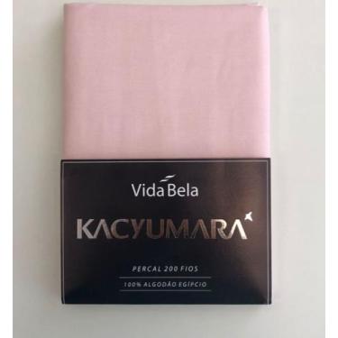 Imagem de Kit 2 Fronhas Vida Bela 200 Fios Lisa 50 x 70cm Kacyumara, Rosê