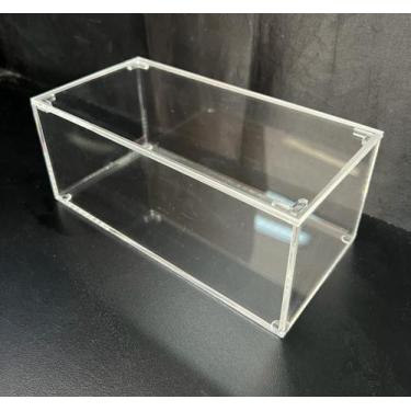 Imagem de Caixa C/ Tampa 20x10x8cm Acrilico Cristal 3mm - Rick Acrilicos