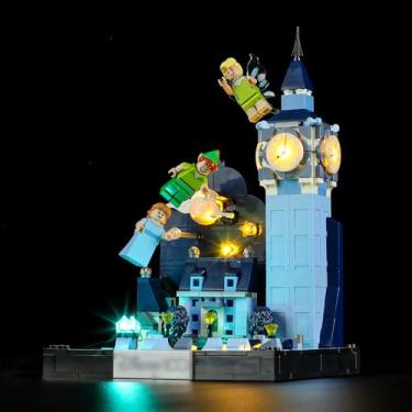 Imagem de YEABRICKS Luz LED para Lego 43232 Disney Peter Pans & Wendys voo sobre blocos de construção de Londres (Lego Set não incluído)