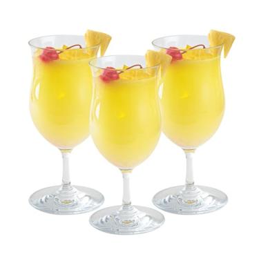Imagem de Copos Pina Colada Bev Tek de 368 ml, 48 copos Poco Grande resistentes – pode ser lavado na máquina de lavar louça, à prova de estilhaçamento, copos de plástico transparente, para todos os tipos de