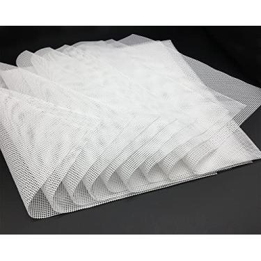 Imagem de (Pacote com 9) Folhas Desidratadoras de Silicone, Tapetes Desidratadores Antiaderentes DOSTK Premium para Malha Secadora de Frutas, Forro de Bandeja Desidratador Reutilizável