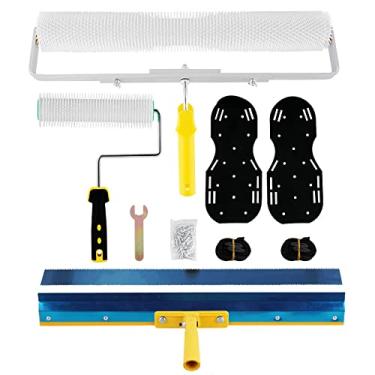 Imagem de Kit de ferramentas de cimento autonivelante, ferramentas de concreto autonivelantes, kit de ferramentas de piso de rolo epóxi com de ponta (comprimento da agulha de 12 mm)