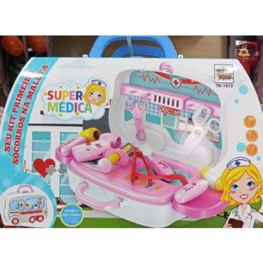 Imagem de Kit conjunto maleta medica infantil completa e muito divertido. - toy 