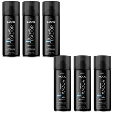 Imagem de Kit 6 Hair Spray Fixador Normal Mood 200Ml - My Health