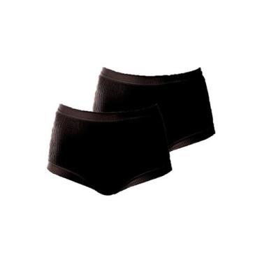 Imagem de Kit com 2 Calcinhas Demillus 26406, Preto, XG