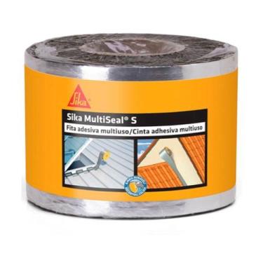 Imagem de Fita Manta Autoadesiva Asfáltica 10cm x 10m Multiseal - Sika