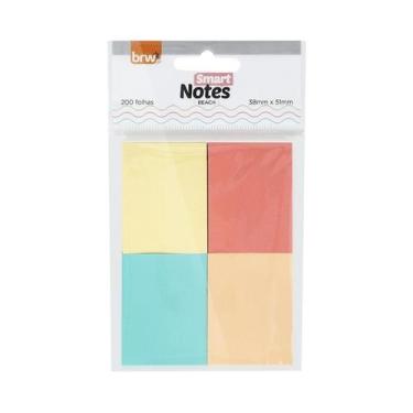 Imagem de Bloco de Notas Autoadesivas Smart Notes Beach 200 Folhas 38mm x 51mm -
