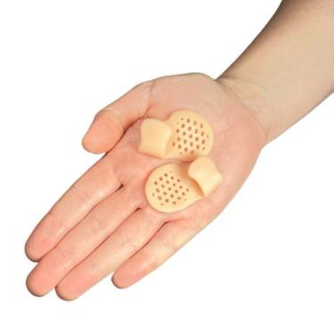 Imagem de Par Protetor Joanete Separador Dedo Mindinho Dedinho Órtese - Zaida