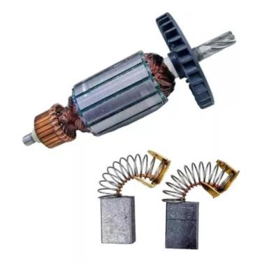 Imagem de Induzido+ Carvão Compatível Serra Circular Makita 5806h 110v - Bolte