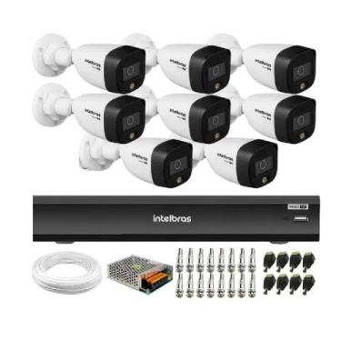 Imagem de Kit 8 Câmeras Segurança VHD 1220 B Full Color Full HD 1080p + Gravador