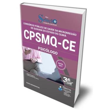 Imagem de Apostila CPSMQ-CE - Psicólogo - Editora Solução