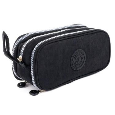 Imagem de Bolsinha De Lapis Estojo Simples Com Divisórias Box 100 Pens - Hxt, Pr