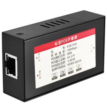 Imagem de Extensor PoE 1 em 2 Saídas PoE Passthrough Switch para Sistemas de Segurança Câmera IP