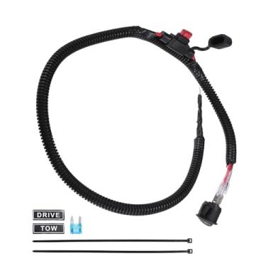 Imagem de Hihaha Kit universal de desvio de fusível comutado automotivo de 60 cm/interruptor de desvio de fusível/durável / 1 peça preta