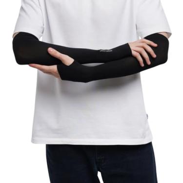 Imagem de 2 Pares Manguito Gamer Esportivo Casual Leve Elástico Academia Fit Proteção UV (1, Sort...