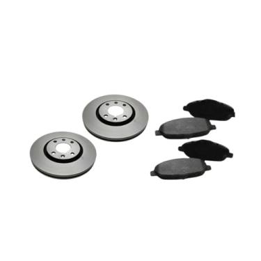 Imagem de PAR DISCO E PASTILHA FREIO DIANTEIRO 308 2012 A 2016